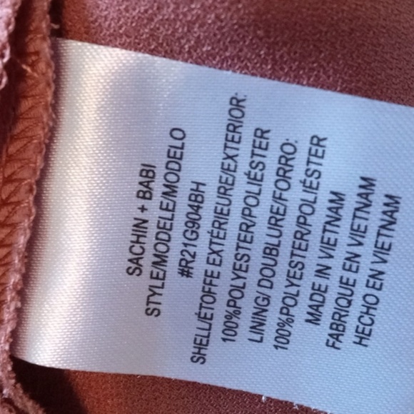 Sachin And Babi satin Cowl Neck Dress - Picture 8 of 8